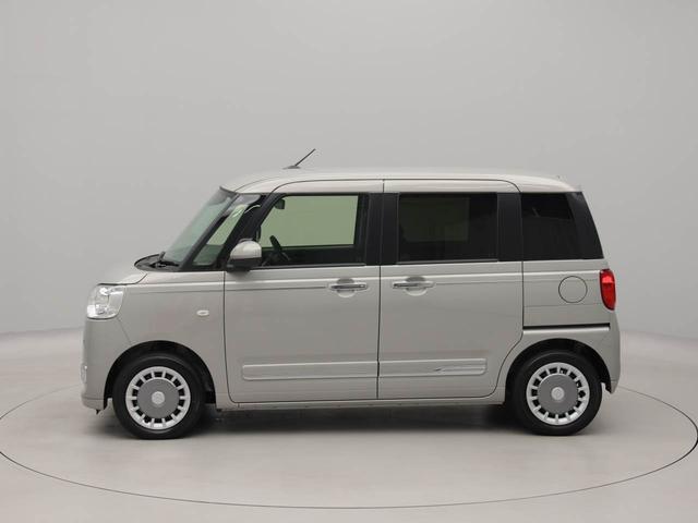ムーヴキャンバスセオリーGワンオーナー 衝突回避支援ブレーキ 車線逸脱警報 バックカメラ 両側電動スライドドア キーフリー プッシュスタート LEDヘッドランプ アイドリングストップ エアバック ABS CVT イモビライザー(愛知県)の中古車