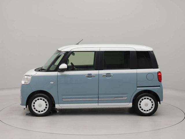 ムーヴキャンバスストライプスGエアコン パワステ パワーウィンドウ ABS エアバック キーフリー 電動ドアミラー バックカメラ シートヒーター 電動スライドドア ディスチャージ・LED(愛知県)の中古車