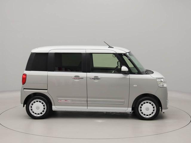 ムーヴキャンバスストライプスGワンオーナー 衝突回避支援ブレーキ 車線逸脱警報 バックカメラ 片側電動スライドドア キーフリー プッシュスタート LEDヘッドランプ アイドリングストップ エアバック ABS CVT(愛知県)の中古車