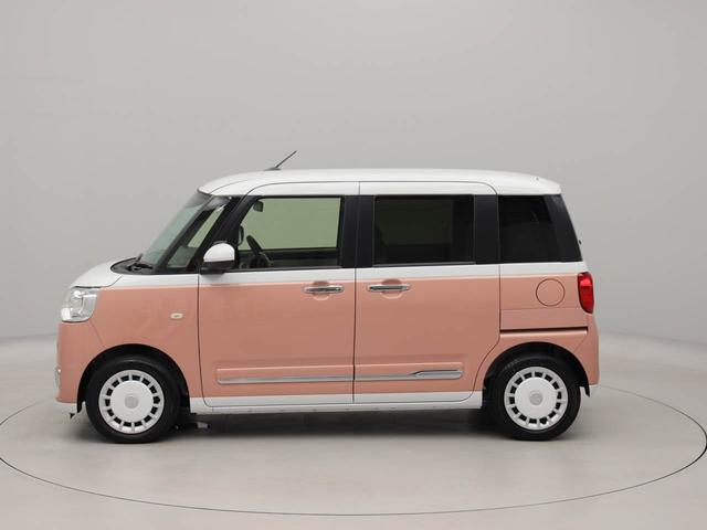 ムーヴキャンバスストライプスGバックカメラ シートヒーター キーフリー プッシュスタート 両側電動スライドドア ABS エアバック LEDヘッドライト レーンアシスト オートマチックハイビーム 衝突軽減ブレーキ(愛知県)の中古車