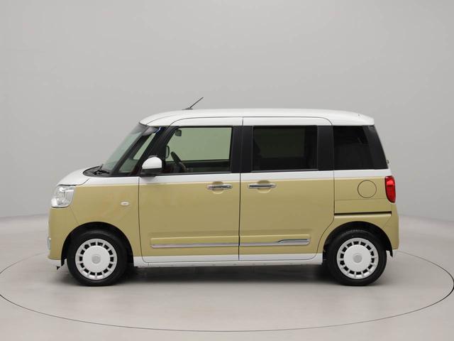 ムーヴキャンバスストライプスGエアコン パワステ パワーウィンドウ ABS エアバック キーフリー 電動ドアミラー バックカメラ シートヒーター 電動スライドドア ディスチャージ・LED(愛知県)の中古車