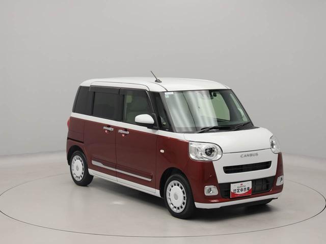 ムーヴキャンバスストライプスＧ　ナビ　ドラレコ衝突軽減ブレーキ　ＬＥＤヘッドライト　ＥＴＣ　バックカメラ　プッシュボタンスタート　スマートキー　障害物センサー　運転席・助手席シートヒーター　オートエアコン　両側電動スライドドア（愛知県）の中古車