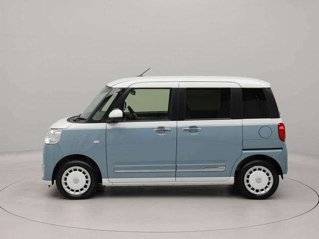 ムーヴキャンバスストライプスG オーディオレス バックカメラ シートヒーター両側電動スライドドア LEDヘッドライト 電動パーキング プッシュスタート スマートキー(愛知県)の中古車