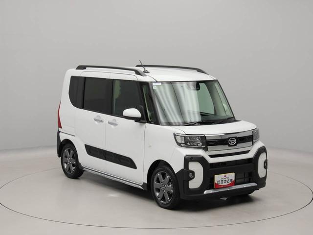 タントファンクロスターボリミテッドワンオーナー ターボ 衝突回避支援ブレーキ 車線逸脱警報 バックカメラ ETC 両側電動スライドドア キーフリー プッシュスタート LEDヘッドランプ アルミホイール アイドリングストップ(愛知県)の中古車