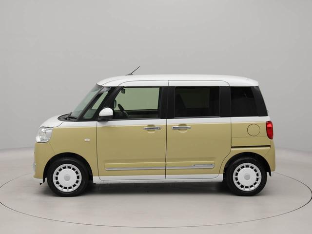 ムーヴキャンバスストライプスGエアコン パワステ パワーウィンドウ ABS エアバック キーフリー 電動ドアミラー バックカメラ シートヒーター 電動スライドドア ディスチャージ・LED(愛知県)の中古車