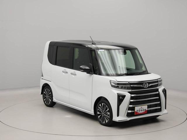 タントカスタムRSリミテッド ETC衝突軽減ブレーキ LEDヘッドライト アルミホイール 電動格納ドアミラー プッシュボタンスタート アイドリングストップ 両側電動スライドドア 運転席・助手席シートヒーター 障害物センサー バックカメラ(愛知県)の中古車