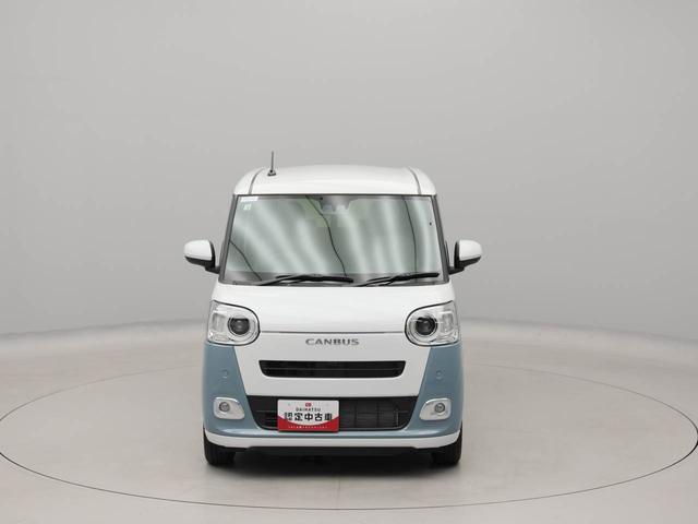 ムーヴキャンバスストライプスＧ　両側電動スライドドア衝突軽減ブレーキ　ＬＥＤヘッドライト　電動パーキングブレーキ　プッシュボタンスタート　スマートキー　アイドリングストップ　障害物センサー　運転席・助手席シートヒーター　オートエアコン　盗難防止システム（愛知県）の中古車