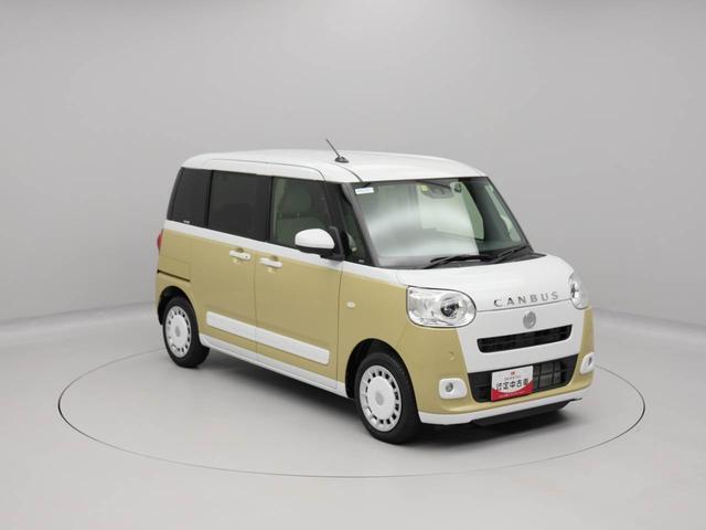 ムーヴキャンバスストライプスＧターボメモリーナビ　バックカメラ　衝突軽減装備（愛知県）の中古車