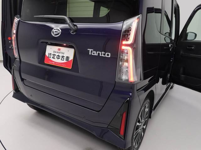 タントカスタムＲＳターボ　電動パーキングブレーキ　シーヒーター　両側パワースライドドア（愛知県）の中古車