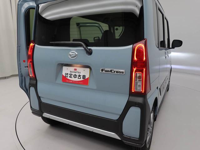 タントファンクロスワンオーナー　両側電動スライドドア　衝突回避ブレーキ機能　誤発信抑制装置　プッシュスタートシステム　電動パーキング（愛知県）の中古車