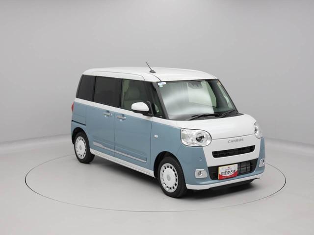 ムーヴキャンバスストライプスＧターボ　両側電動スライドドアオーディオレス　バックカメラ　ＬＥＤヘッドライト　アイドリングストップ　プッシュスタート　エアバック　ＡＢＳ　ＣＶＴ　キーフリー（愛知県）の中古車