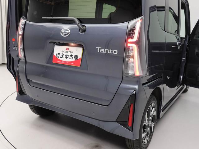 タントカスタムX両側パワースライドドア・運転席&助手席シートヒーター・コーナーセンサー・電動パーキングブレーキ・オートブレーキホールド機能・バックカメラ・オーディオレス・(愛知県)の中古車
