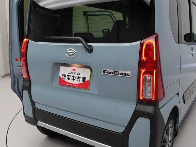 タントファンクロス両側パワースライドドア・運転席&助手席シートヒーター・コーナーセンサー・オートエアコン・バックカメラ・オーディオレス(愛知県)の中古車