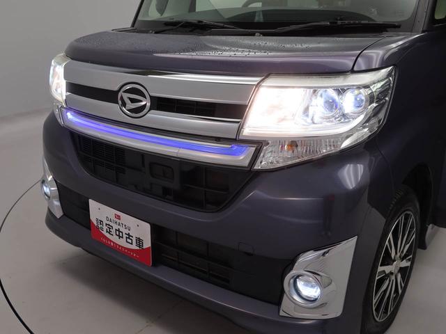 タントカスタムＸ　トップエディションＳＡII　ナビ　ＥＴＣＴＶ　後席モニター　両側スライドドア／片側電動スライドドア　アルミホイール　バックカメラ　ＬＥＤヘッドライト　アイドリングストップ　プッシュスタート　エアバック　ＡＢＳ　ＣＶＴ　キーフリー（愛知県）の中古車