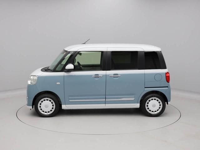 ムーヴキャンバスストライプスＧ　両側電動スライドドアオーディオレス　バックカメラ　ＬＥＤヘッドライト　アイドリングストップ　プッシュスタート　エアバック　ＡＢＳ　ＣＶＴ　キーフリー（愛知県）の中古車