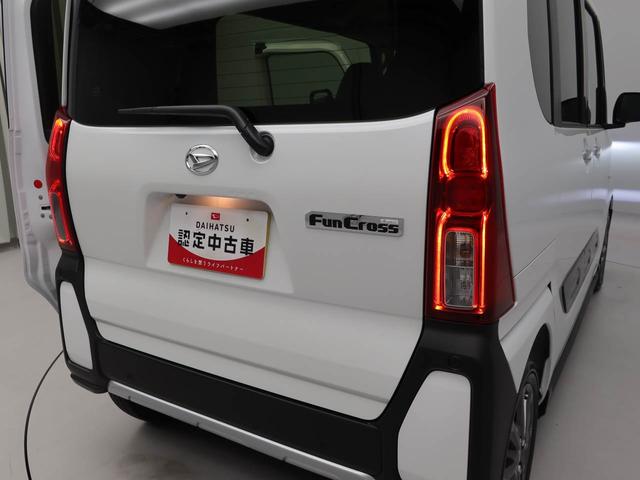 タントファンクロスリミテッド　ＥＴＣ車載器オーディオレス　両側電動スライドドア　ＬＥＤヘッドライト　アルミホイール　アイドリングストップ　プッシュスタート　エアバック　ＡＢＳ　ＣＶＴ　キーフリー（愛知県）の中古車