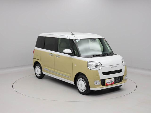 ムーヴキャンバスストライプスＧ電動パーキングブレーキ・オートブレーキホールド機能・運転席＆助手席シートヒーター・両側パワースライドドア・保温機能付きドリンクホルダー・コーナーセンサー・バックカメラ・オーディオレス（愛知県）の中古車