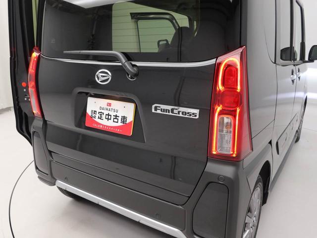 タントファンクロス　両側電動スライドドアオーディオレス　バックカメラ　ＬＥＤヘッドライト　アルミホイール　アイドリングストップ　プッシュスタート　エアバック　ＡＢＳ　ＣＶＴ　キーフリー（愛知県）の中古車