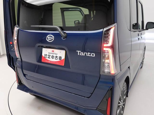 タントカスタムＲＳ電動パーキングブレーキ・オートブレーキホールド機能・運転席＆助手席シートヒーター・コーナーセンサー・ＬＥＤヘッドランプ・両側電動スライドドア・バックカメラ・オーディオレス（愛知県）の中古車