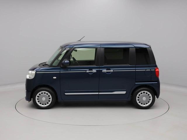 ムーヴキャンバスセオリーＧ　ｅｃｏ　ＩＤＬＥ非装着車電動パーキングブレーキ　ブレーキホールド機能　両側パワースライドドア　シートヒーター　保温機能付きカップホルダー　ＵＶ＆ＩＲカットガラス　ＬＥＤヘッドランプ　置きラクボックス（後席）　バックカメラ（愛知県）の中古車