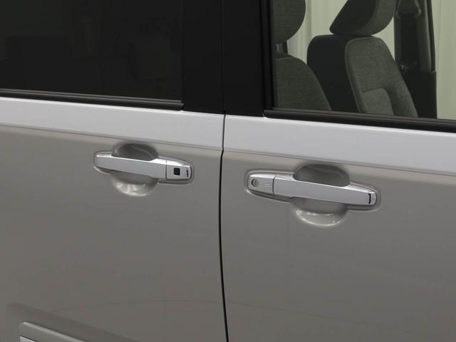 ムーヴキャンバスストライプスＧ　両側電動スライドドアプッシュスタートシステム　誤発信抑制装置　衝突回避支援ブレーキ　安全ボディ　ＬＥＤヘッドライト　スマートキー　フォグランプ　電動ミラー（愛知県）の中古車