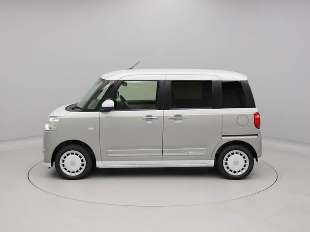 ムーヴキャンバスストライプスＧ　両側電動スライドドアプッシュスタートシステム　誤発信抑制装置　衝突回避支援ブレーキ　安全ボディ　ＬＥＤヘッドライト　スマートキー　フォグランプ　電動ミラー（愛知県）の中古車