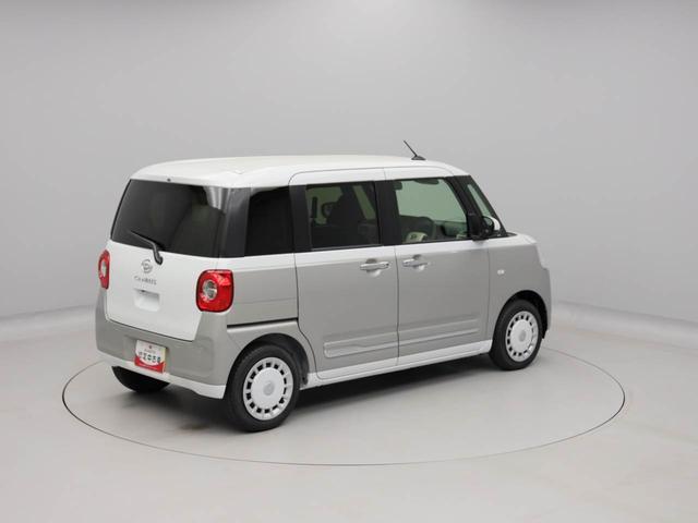 ムーヴキャンバスストライプスＧ　両側電動スライドドアプッシュスタートシステム　誤発信抑制装置　衝突回避支援ブレーキ　安全ボディ　ＬＥＤヘッドライト　スマートキー　フォグランプ　電動ミラー（愛知県）の中古車