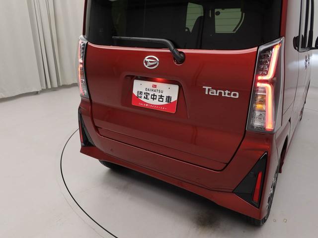 タントカスタムＸミラクルオープンドア　電動パーキングブレーキ　オートエアコン　サンシェード　格納式シートバックテーブル　誤発信抑制機能　衝突回避支援ブレーキ　シートヒーター　バックカメラ　スマートキー（愛知県）の中古車