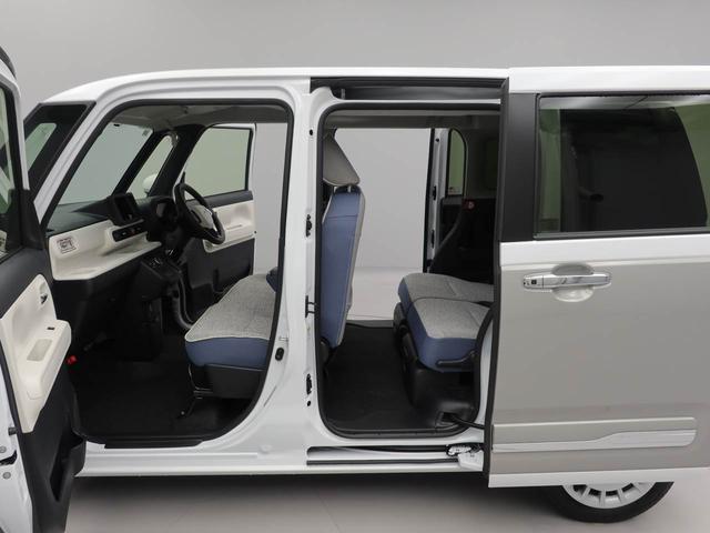 ムーヴキャンバスストライプスG 両側電動スライドドアオーディオレス バックカメラ LEDヘッドライト 運転席・助手席シートヒーター アイドリングストップ プッシュスタート エアバック ABS CVT キーフリー(愛知県)の中古車