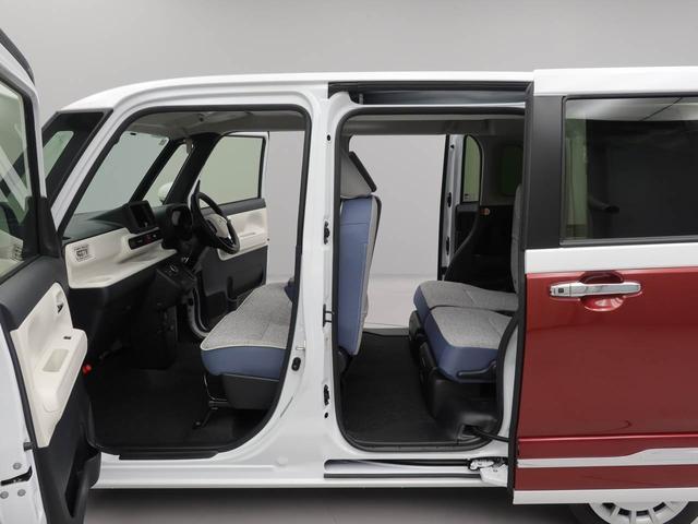 ムーヴキャンバスストライプスGターボ 両側電動スライドドアオーディオレス バックカメラ LEDヘッドライト 運転席・助手席シートヒーター アイドリングストップ プッシュスタート エアバック ABS CVT キーフリー(愛知県)の中古車
