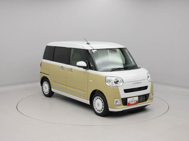 ムーヴキャンバスストライプスGターボキーレス バックカメラ スマートアシスト アイドリングストップ プッシュスタート オーディオレス ABS CVT LEDヘッドライト ターボ 両側電動スライドドア エアバック フレキシブボード(愛知県)の中古車