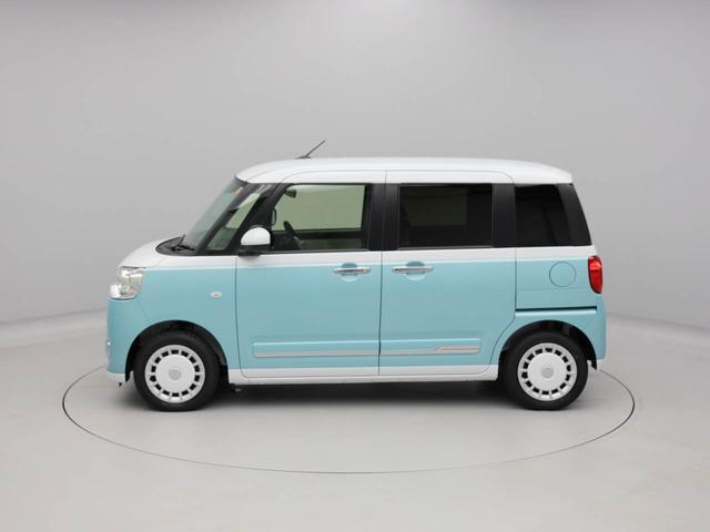 ムーヴキャンバスストライプスG 両側電動スライドドアオーディオレス バックカメラ LEDヘッドライト 運転席・助手席シートヒーター アイドリングストップ プッシュスタート エアバック ABS CVT キーフリー(愛知県)の中古車