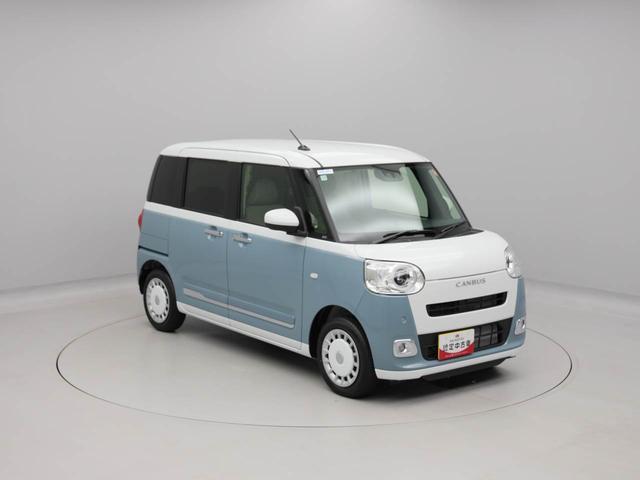ムーヴキャンバスストライプスGキーレス スマートアシスト バックカメラ オーディオレス プッシュスタート アイドリングストップ ABS CVT LEDヘッドライト エアバック パワステ 両側電動スライドドア ヒートシーター(愛知県)の中古車