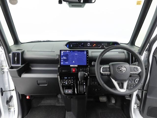 タントカスタムＲＳキーレス　ＡＢＳ　ＣＶＴ　ＬＥＤヘッドライト　１０インチ大型ナビ　ナビ連動ドラレコ　バックカメラ　バックモニター　プッシュスタート　アイドリングストップ　エアバック　パワステ　スマートアシスト　ＡＣＣ（愛知県）の中古車