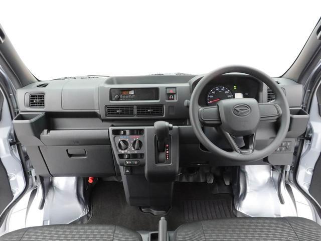 ハイゼットカーゴＤＸキーレス　スマートアシスト　アイドリングストップ　パワステ　エアバック　ＡＢＳ　ＣＶＴ　ハロゲンヘッドライト　レーンアシスト　ラジオ　マニュアルエアコン　両側スライドドア（愛知県）の中古車
