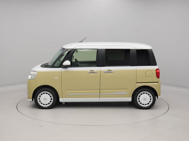 ムーヴキャンバスストライプスＧ両側電動スライドドア　ＬＥＤヘッドライト　スマートキー　バックカメラ　禁煙車　保温ドリンクホルダー　シートヒーター　電動パーキングブレーキ（愛知県）の中古車