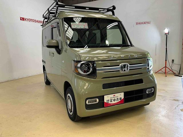 Ｎ−ＶＡＮ＋スタイルファン・ターボホンダセンシングガーデングリーンメタリック　ホンダセンシング　ターボエンジン　純正ナビ　バックカメラ　ＥＴＣ　ステアリングスイッチ　クルーズコントロール　ルーフキャリア３０Ｋｇ積　ＬＥＤヘッドランプ（京都府）の中古車