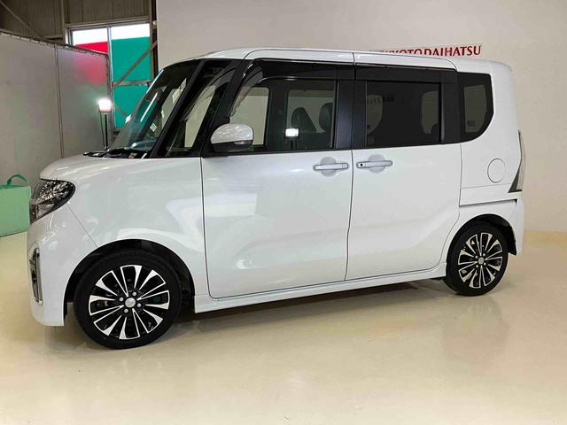 タントカスタムＲＳワンオーナー　衝突軽減ブレーキ　認定中古車　ナビ　ドラレコ　バックモニター　両側電動スライドドア　ターボ　プッシュボタンスタート　オートライト　ＬＥＤヘッドライト（京都府）の中古車