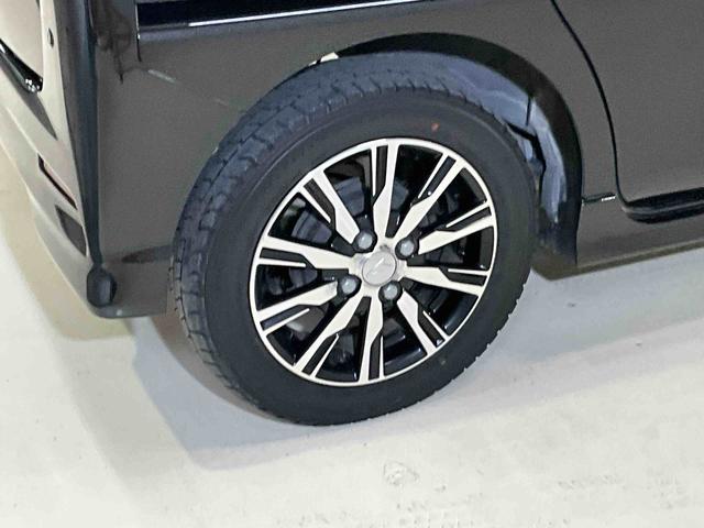 タントカスタムＸ　トップエディションＳＡIIワンオーナー　衝突軽減ブレーキ　認定中古車　ナビ　キーレスエントリー　プッシュボタンスタート　オートライト　ＬＥＤヘッドライト　ＥＴＣ　左側電動スライドドア（京都府）の中古車