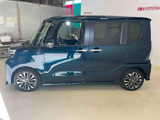 タントカスタムＲＳワンオーナー衝突軽減ブレーキ　認定中古車　ナビ　ドラレコ　ＥＴＣ　全周囲モニター　両側電動スライドドア　運転席助手席シートヒーター　電動パーキングブレーキ　オートブレーキホールド　クルーズコントロール（京都府）の中古車