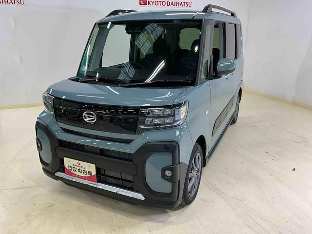 タントファンクロスワンオーナー　衝突軽減ブレーキ　認定中古車　運転席助手席シートヒーター　両側電動スライドドア　電動パーキングブレーキ　オートブレーキホールド機能　アイドリングストップ非装着　オーディオレス車（京都府）の中古車