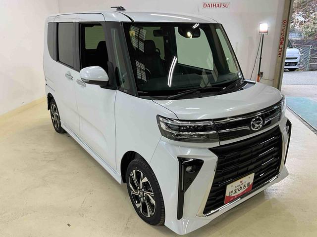 タントカスタムＸオーディオレス　バックカメラ　両側電動スライドドア　運転席助手席シートヒーター　プッシュスタート　キーフリーシステム　電動パーキングブレーキ（京都府）の中古車