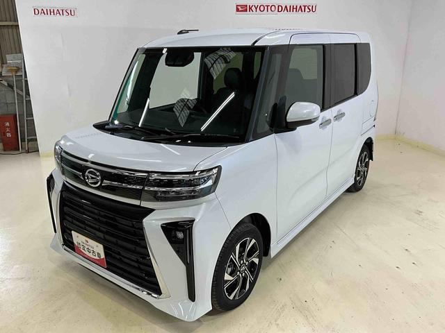 タントカスタムＸオーディオレス　バックカメラ　両側電動スライドドア　運転席助手席シートヒーター　プッシュスタート　キーフリーシステム　電動パーキングブレーキ（京都府）の中古車