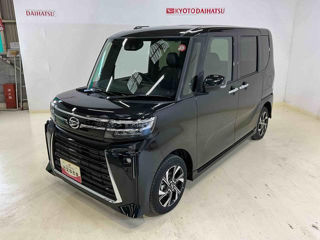 タントカスタムＸオーディオレス　バックカメラ　両側電動スライドドア　運転席助手席シートヒーター　キーフリーシステム　プッシュスタート　電動パーキングブレーキ（京都府）の中古車