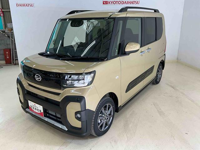 タントファンクロスワンオーナー　衝突軽減ブレーキ　認定中古車　電動パーキングブレーキ　オートブレーキホールド機能　両側電動スライドドア　運転席助手席シートヒーター　オーディオレス車（京都府）の中古車