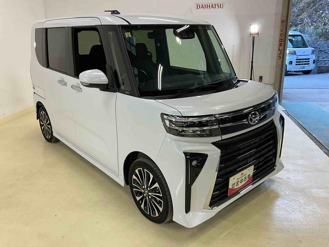 タントカスタムＲＳダイハツ認定中古車　予防安全機能スマートアシスト搭載　アイドリングストップ　オートライト　電動格納ミラー　ＬＥＤヘッドライト　キーフリーキー　バックモニター（京都府）の中古車