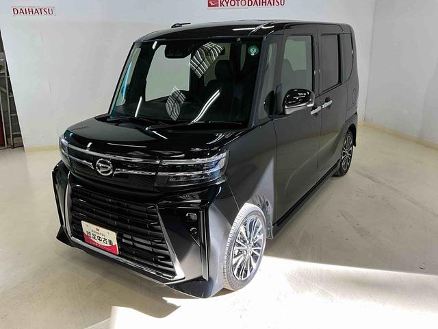 タントカスタムＲＳワンオーナー　衝突軽減ブレーキ　認定中古車　電動パーキングブレーキ　オートブレーキホールド機能　両側電動スライドドア　運転席助手席シートヒーター　オーディオレス車（京都府）の中古車