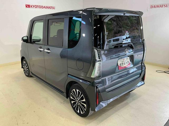 タントカスタムＲＳワンオーナー　衝突軽減ブレーキ　認定中古車　両側電動スライドドア　電動パーキングブレーキ　オートブレーキホールド機能　運転席助手席シートヒーター　オーディオレス車（京都府）の中古車