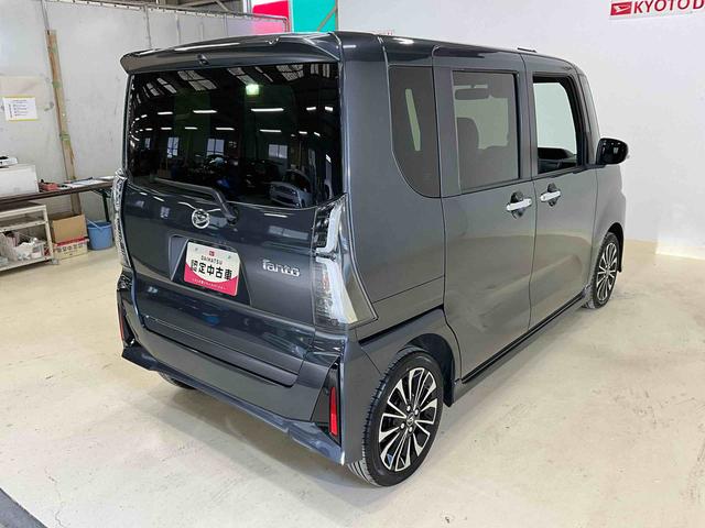 タントカスタムＲＳワンオーナー　衝突軽減ブレーキ　認定中古車　両側電動スライドドア　電動パーキングブレーキ　オートブレーキホールド機能　運転席助手席シートヒーター　オーディオレス車（京都府）の中古車