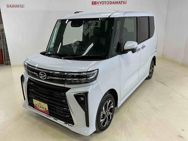 タントカスタムＸ４ＷＤ　オーディオレス　バックカメラ　両側電動スライドドア　全車速追従式クルーズコントロール　キーフリーシステム　プッシュスタート　運転席助手席シートヒーター　ＥＴＣ（京都府）の中古車